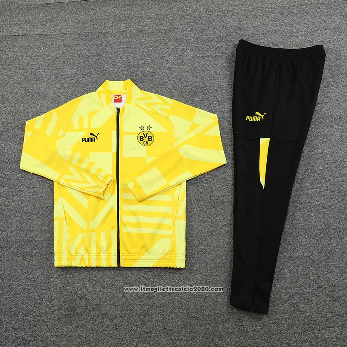 Tuta da Track Giacca Borussia Dortmund 2022-2023 Giallo